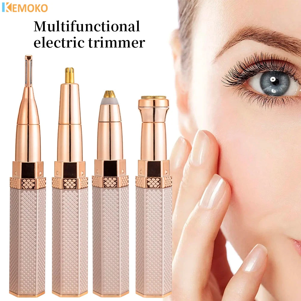 Depilador electrico facial 4 en 1